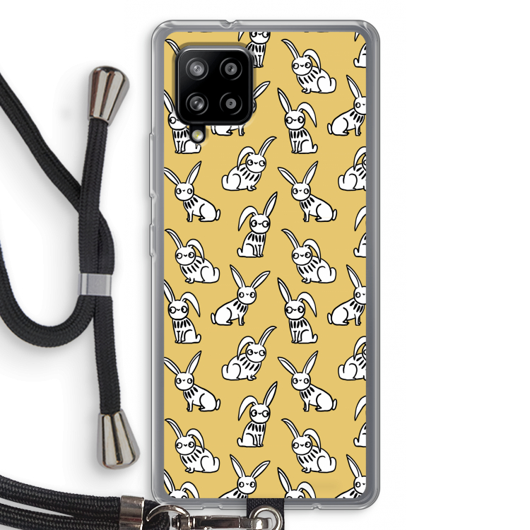 Haas: Samsung Galaxy A42 5G Transparant Hoesje met koord