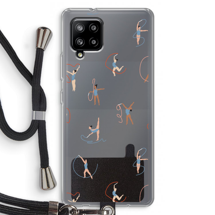 Dancing #3: Samsung Galaxy A42 5G Transparant Hoesje met koord