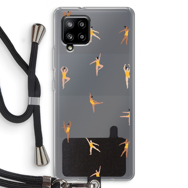 Dans #2: Samsung Galaxy A42 5G Transparant Hoesje met koord