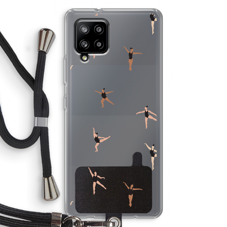 Dancing #1: Samsung Galaxy A42 5G Transparant Hoesje met koord