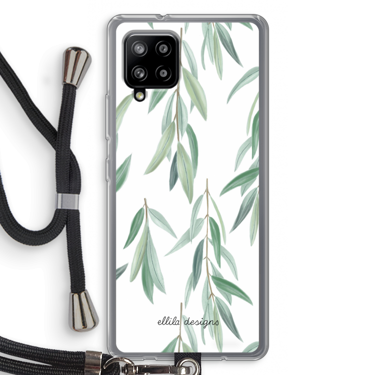 Branch up your life: Samsung Galaxy A42 5G Transparant Hoesje met koord