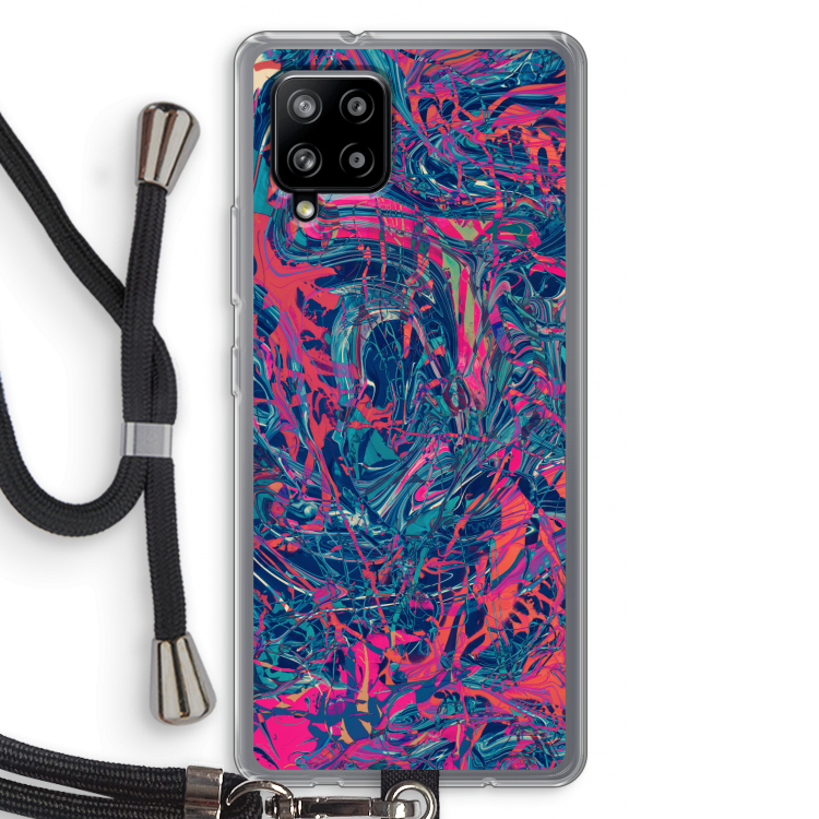 Sleeping Dreams: Samsung Galaxy A42 5G Transparant Hoesje met koord