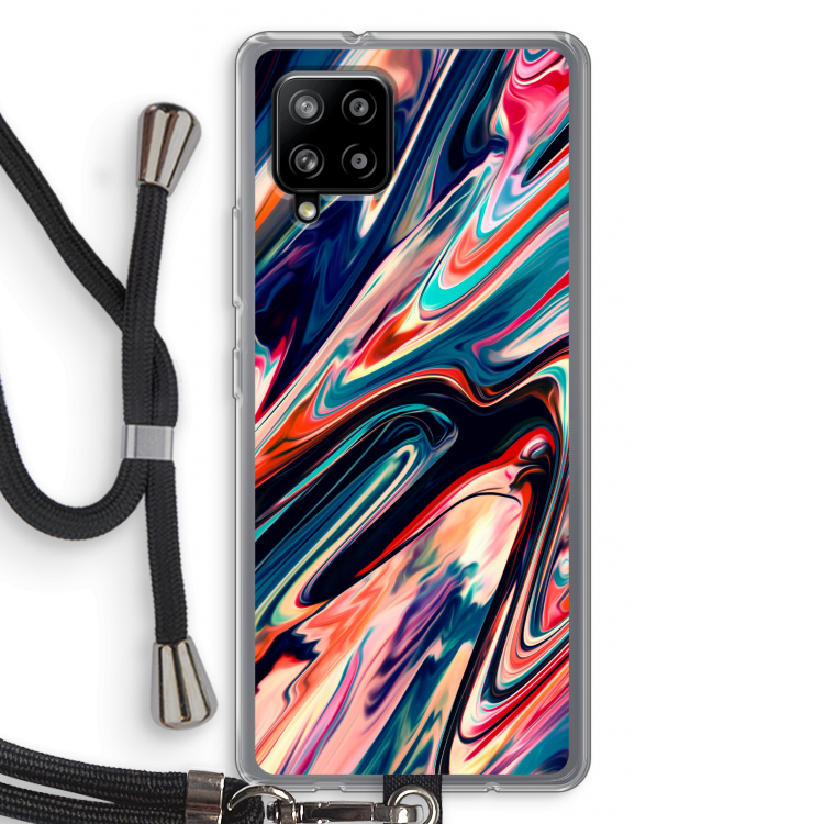 Quantum Being: Samsung Galaxy A42 5G Transparant Hoesje met koord