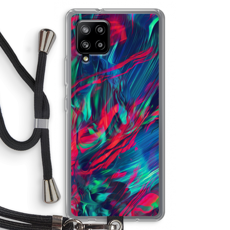 Pilgrims Of The Sea: Samsung Galaxy A42 5G Transparant Hoesje met koord