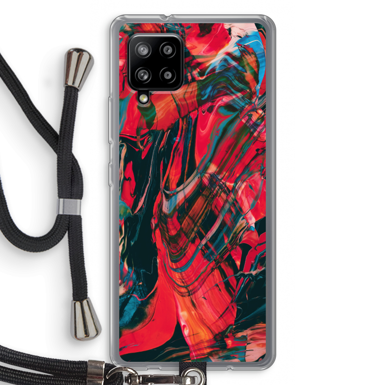 Endless Descent: Samsung Galaxy A42 5G Transparant Hoesje met koord