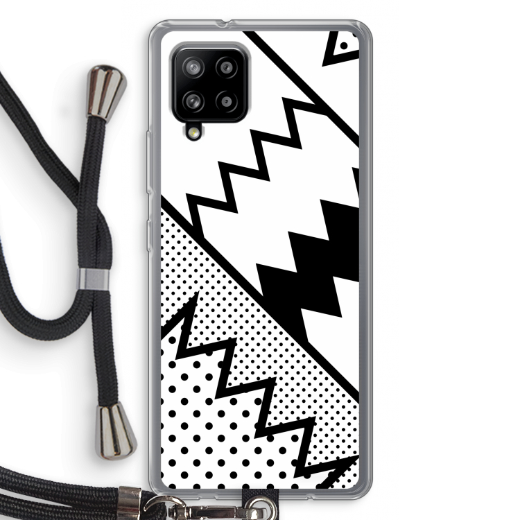 Pop Art #5: Samsung Galaxy A42 5G Transparant Hoesje met koord