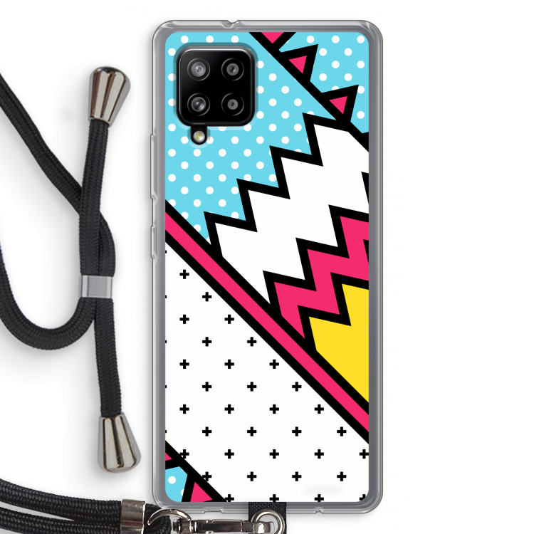 Pop Art #2: Samsung Galaxy A42 5G Transparant Hoesje met koord
