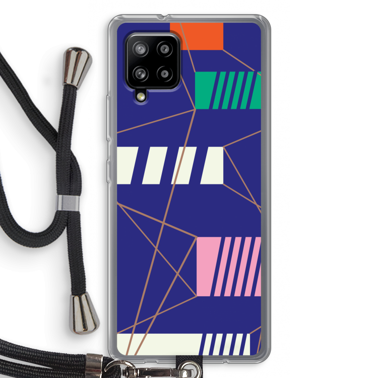 Gestalte 5: Samsung Galaxy A42 5G Transparant Hoesje met koord