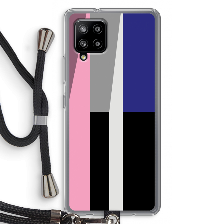 Gestalte 4: Samsung Galaxy A42 5G Transparant Hoesje met koord