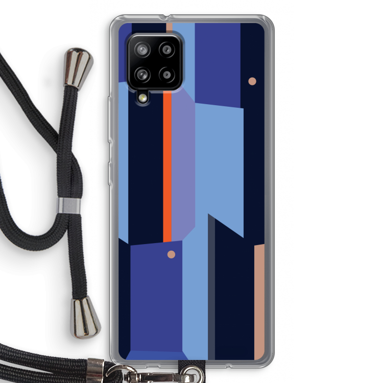 Gestalte 3: Samsung Galaxy A42 5G Transparant Hoesje met koord