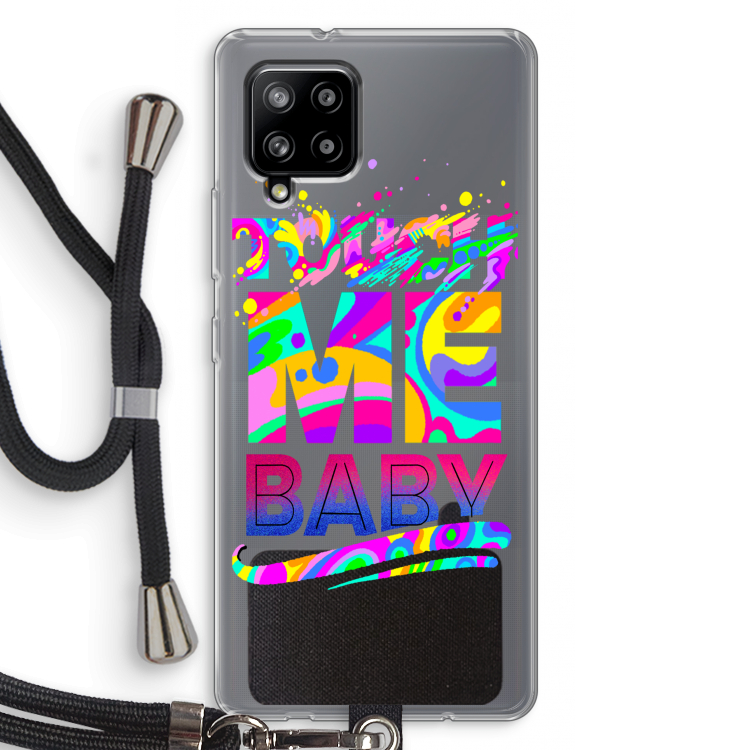 Touch Me: Samsung Galaxy A42 5G Transparant Hoesje met koord