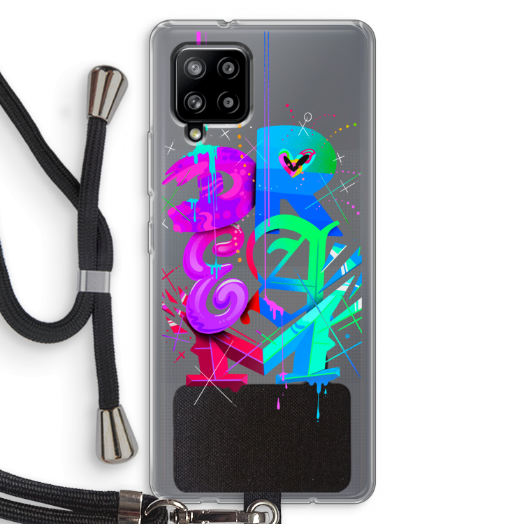 Dream: Samsung Galaxy A42 5G Transparant Hoesje met koord