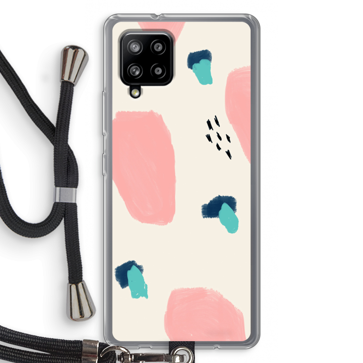 Monday Surprise: Samsung Galaxy A42 5G Transparant Hoesje met koord
