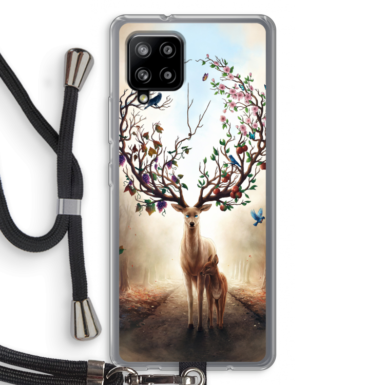 Seasons Change: Samsung Galaxy A42 5G Transparant Hoesje met koord