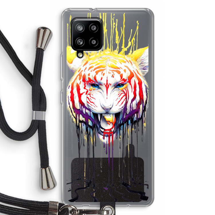 Fading: Samsung Galaxy A42 5G Transparant Hoesje met koord