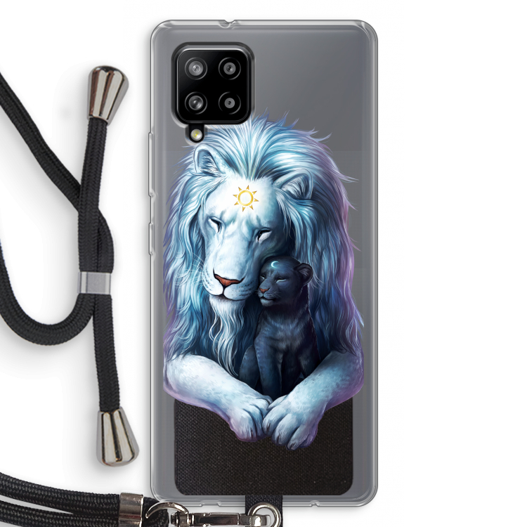 Child Of Light: Samsung Galaxy A42 5G Transparant Hoesje met koord