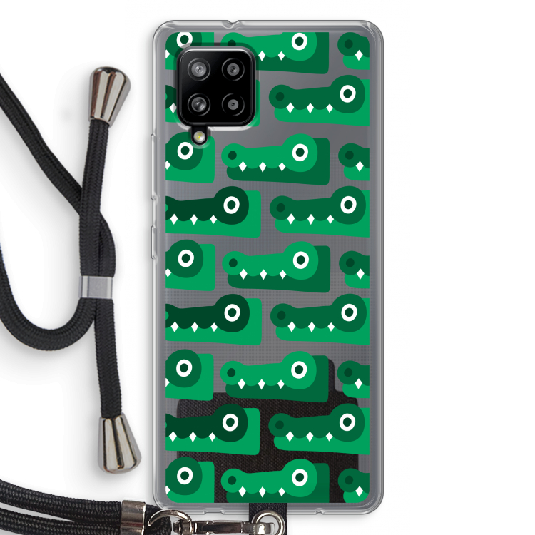 Crocs: Samsung Galaxy A42 5G Transparant Hoesje met koord