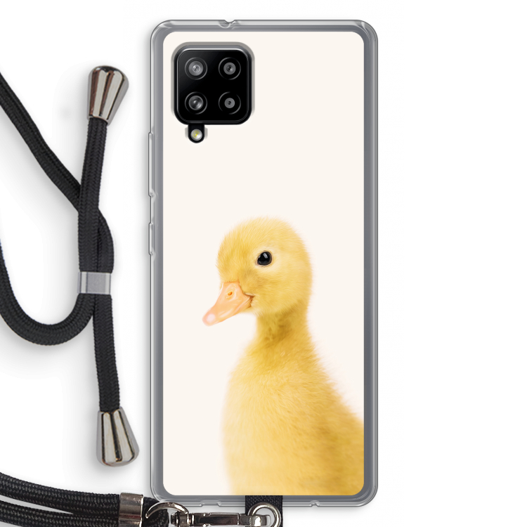 Duke: Samsung Galaxy A42 5G Transparant Hoesje met koord