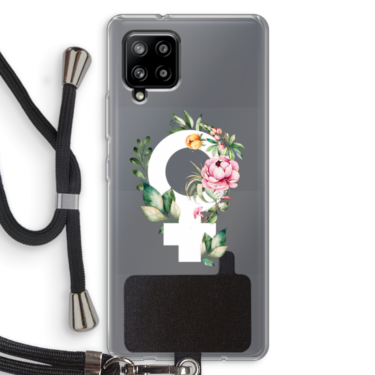 Venus: Samsung Galaxy A42 5G Transparant Hoesje met koord