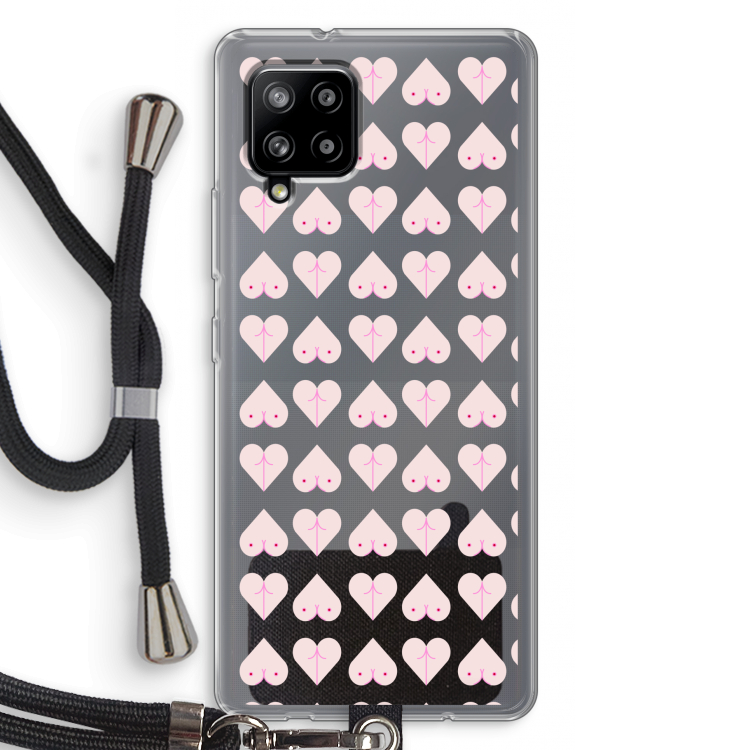 Ass 'n Titties: Samsung Galaxy A42 5G Transparant Hoesje met koord