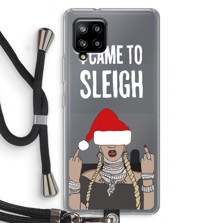 Came To Sleigh: Samsung Galaxy A42 5G Transparant Hoesje met koord
