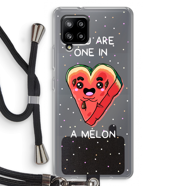 One In A Melon: Samsung Galaxy A42 5G Transparant Hoesje met koord
