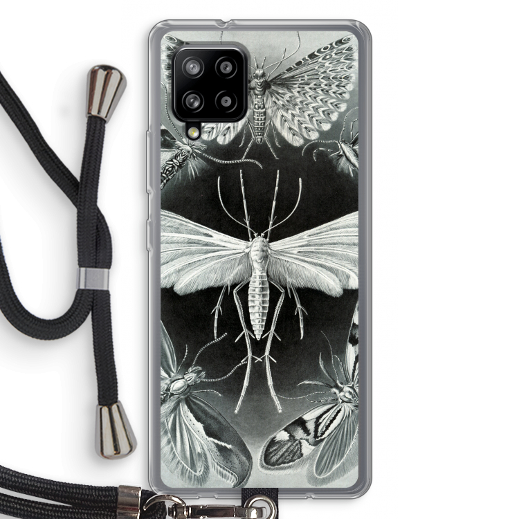 Haeckel Tineida: Samsung Galaxy A42 5G Transparant Hoesje met koord