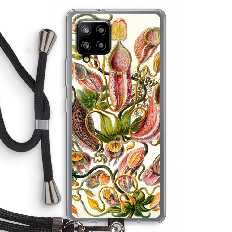 Haeckel Nepenthaceae: Samsung Galaxy A42 5G Transparant Hoesje met koord