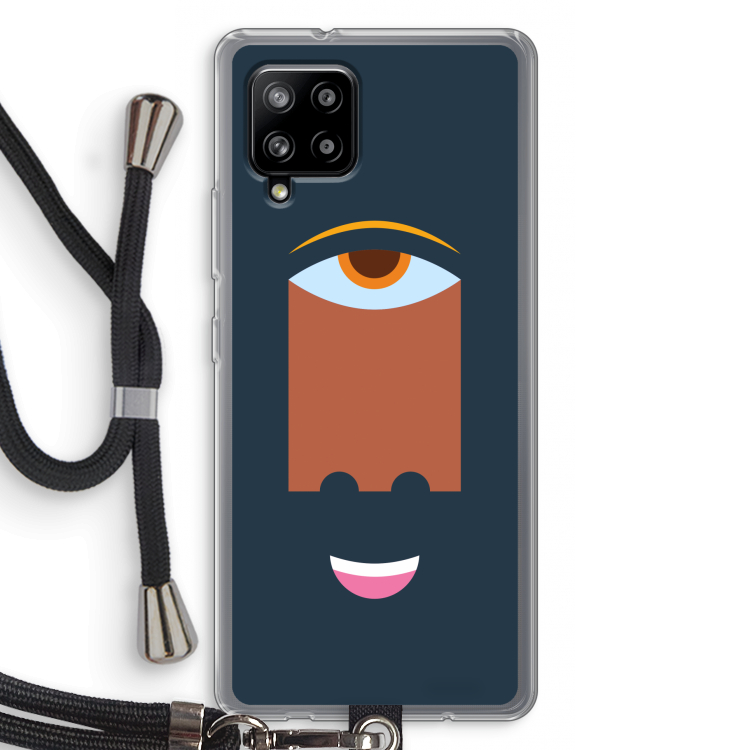 Mono M: Samsung Galaxy A42 5G Transparant Hoesje met koord