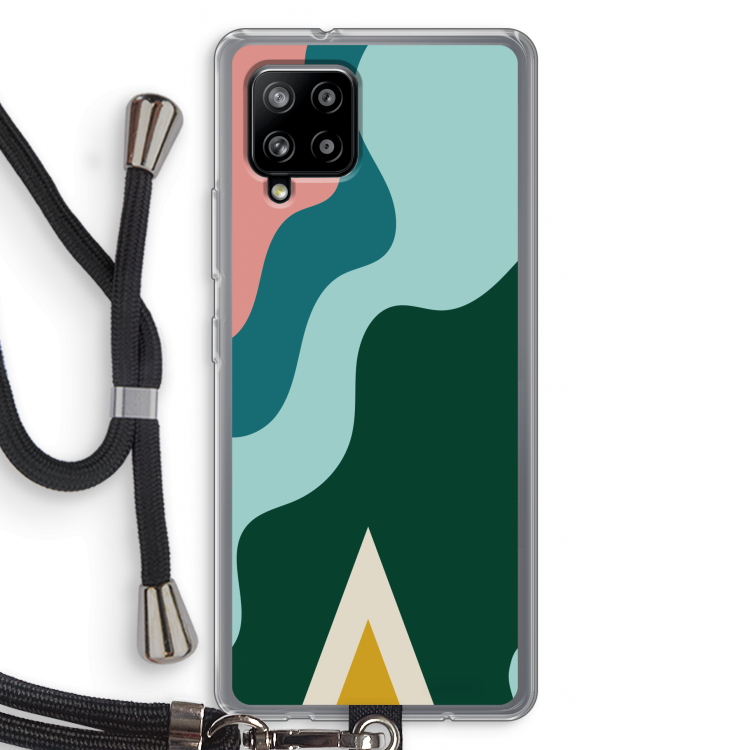 Noor B: Samsung Galaxy A42 5G Transparant Hoesje met koord
