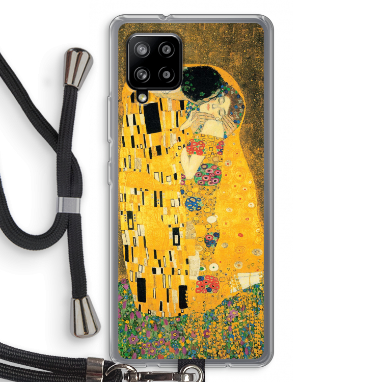 Der Kuss: Samsung Galaxy A42 5G Transparant Hoesje met koord