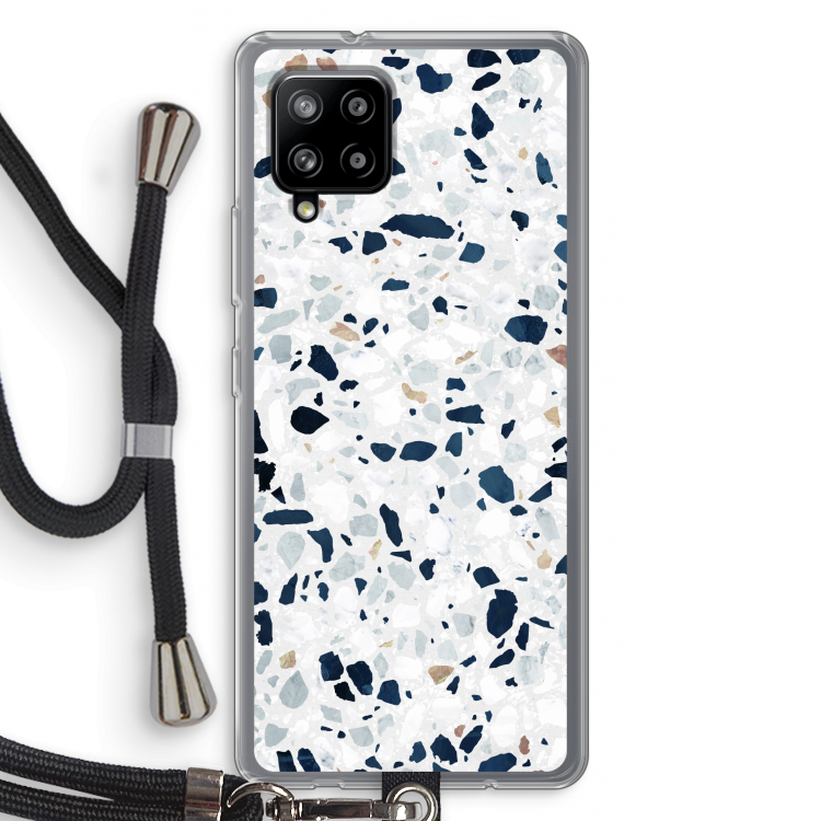 Terrazzo N°1: Samsung Galaxy A42 5G Transparant Hoesje met koord