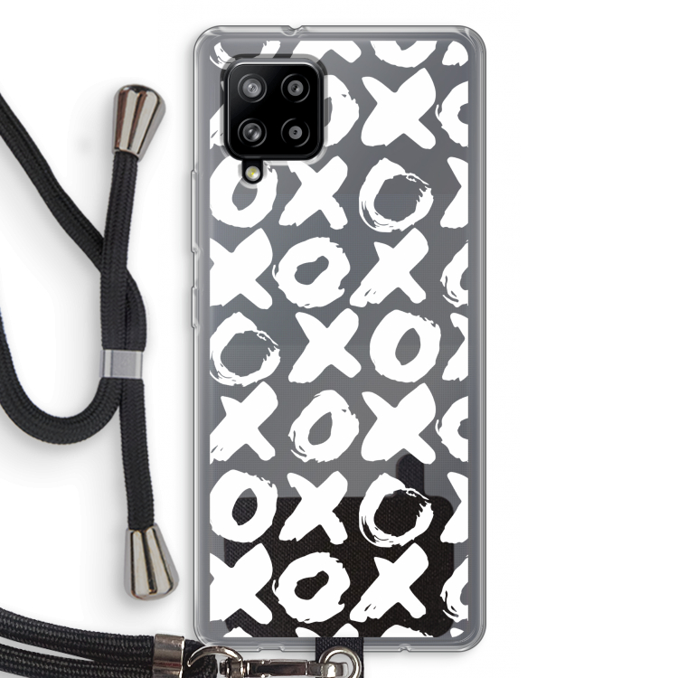 XOXO: Samsung Galaxy A42 5G Transparant Hoesje met koord