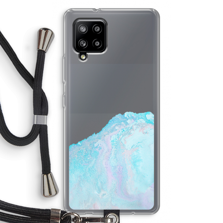 Fantasie pastel: Samsung Galaxy A42 5G Transparant Hoesje met koord
