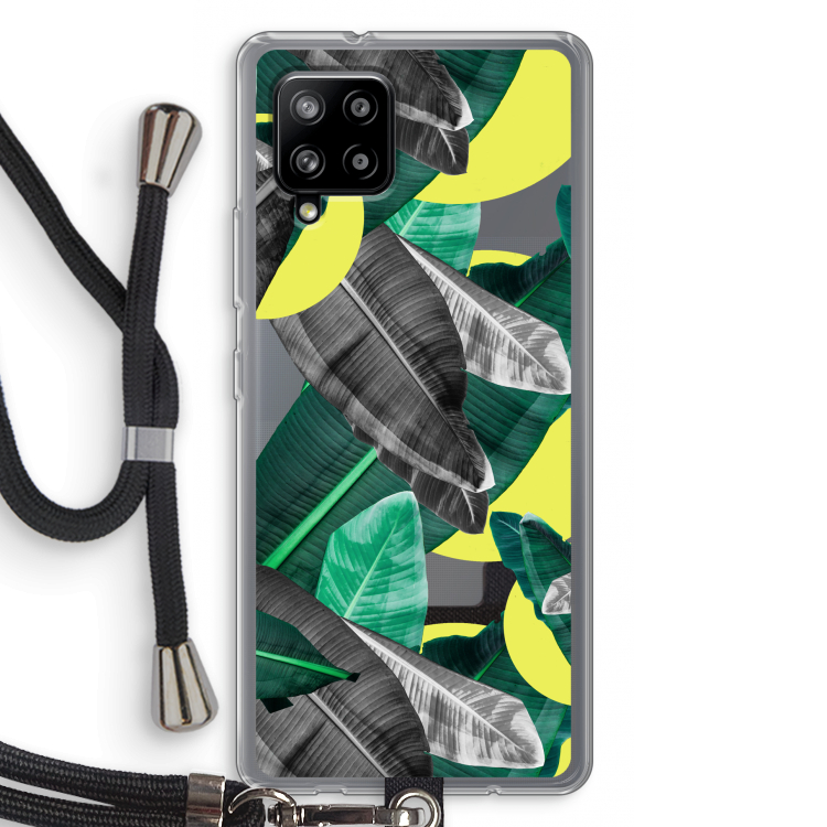 Fantasie jungle: Samsung Galaxy A42 5G Transparant Hoesje met koord