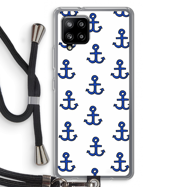 Ankers: Samsung Galaxy A42 5G Transparant Hoesje met koord