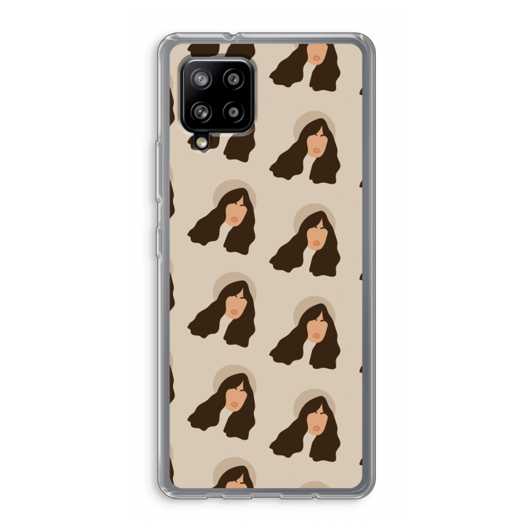 Bonjour mon amour: Samsung Galaxy A42 5G Transparant Hoesje