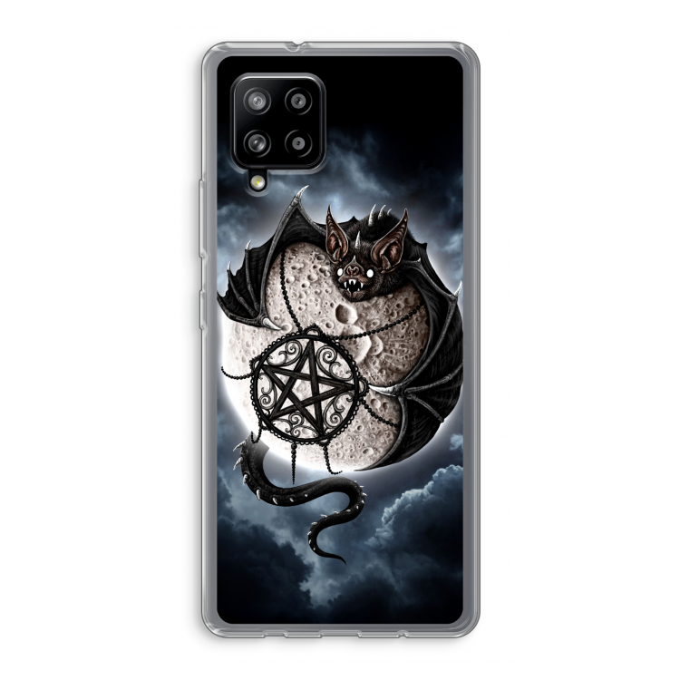 Volle maan: Samsung Galaxy A42 5G Transparant Hoesje