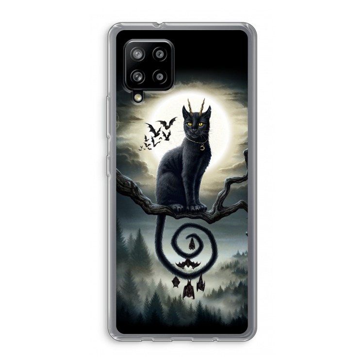 Moonlight Companions: Samsung Galaxy A42 5G Transparant Hoesje
