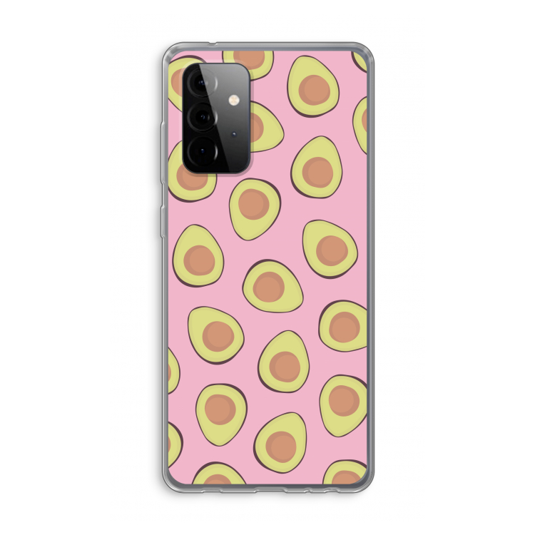 Dancing avocados: Samsung Galaxy A72 Transparant Hoesje