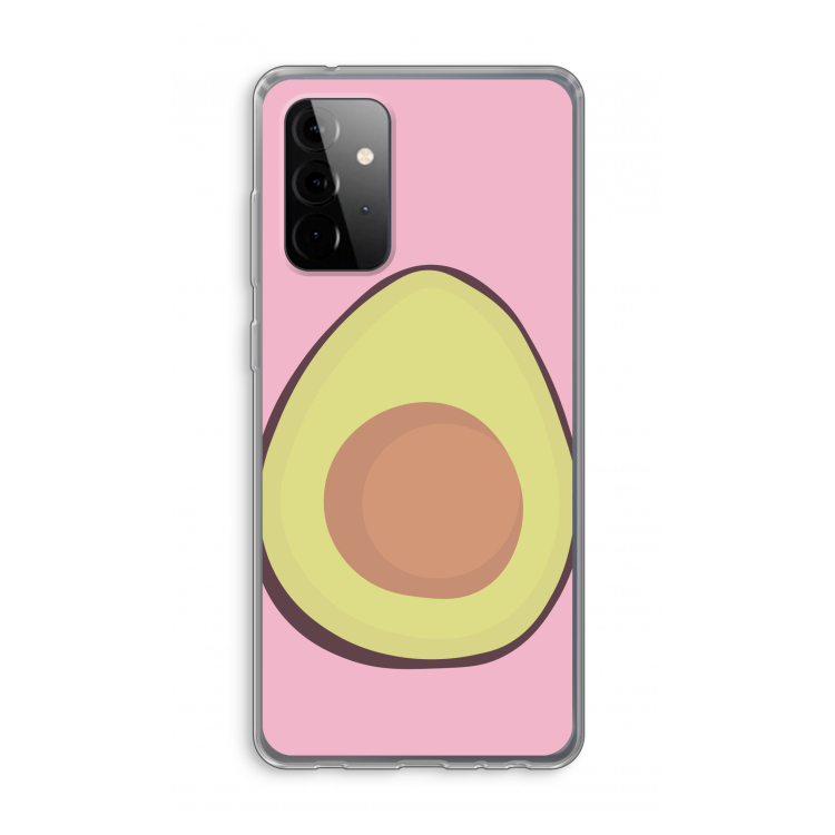 Avocado: Samsung Galaxy A72 Transparant Hoesje