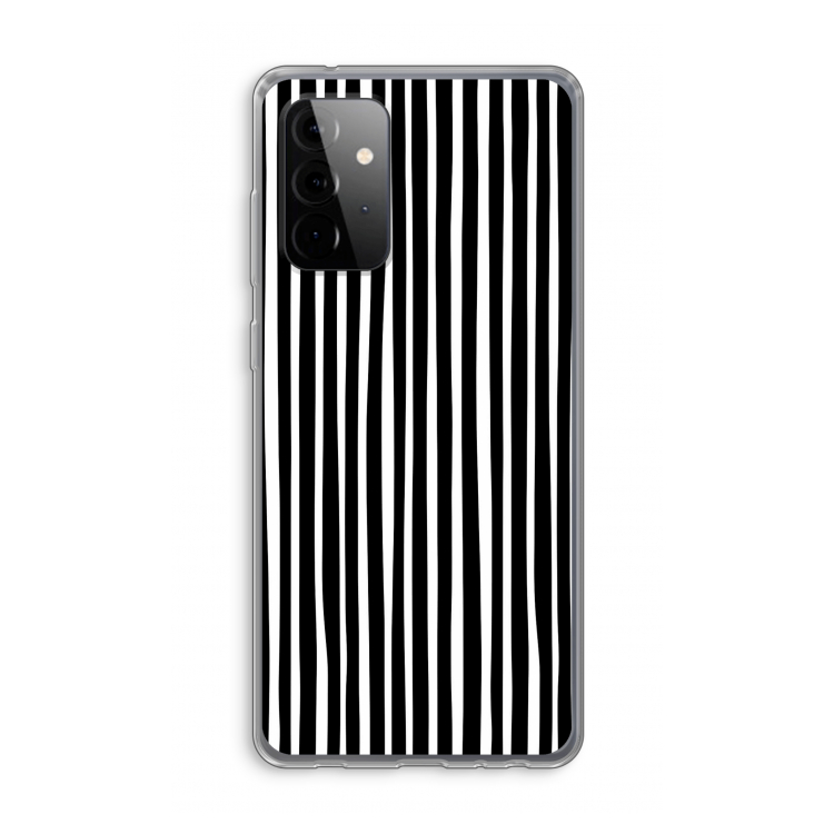 Stripes: Samsung Galaxy A72 Transparant Hoesje