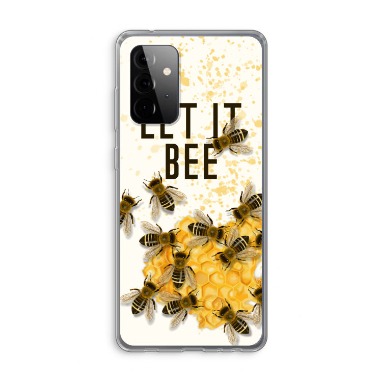 Let it bee: Samsung Galaxy A72 Transparant Hoesje
