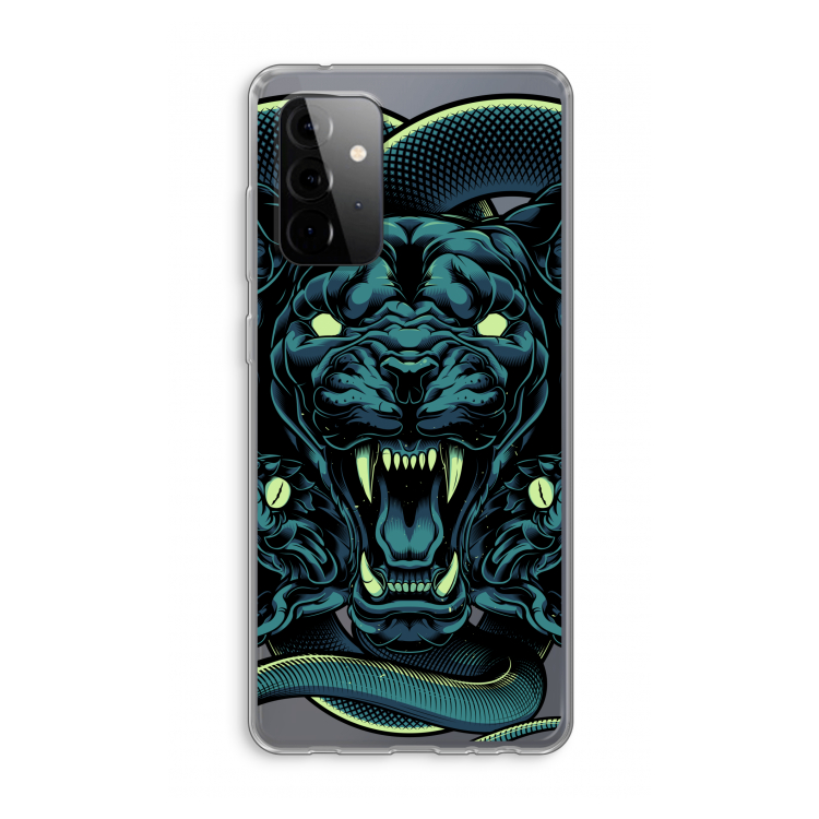 Cougar and Vipers: Samsung Galaxy A72 Transparant Hoesje