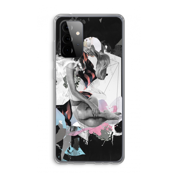 Camouflage de sommeil: Samsung Galaxy A72 Transparant Hoesje