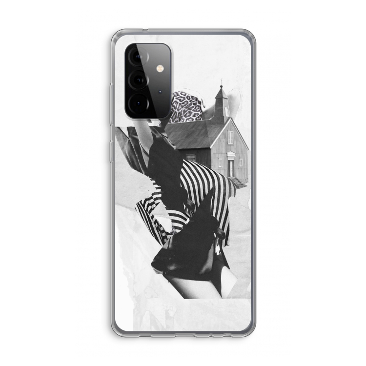 House: Samsung Galaxy A72 Transparant Hoesje