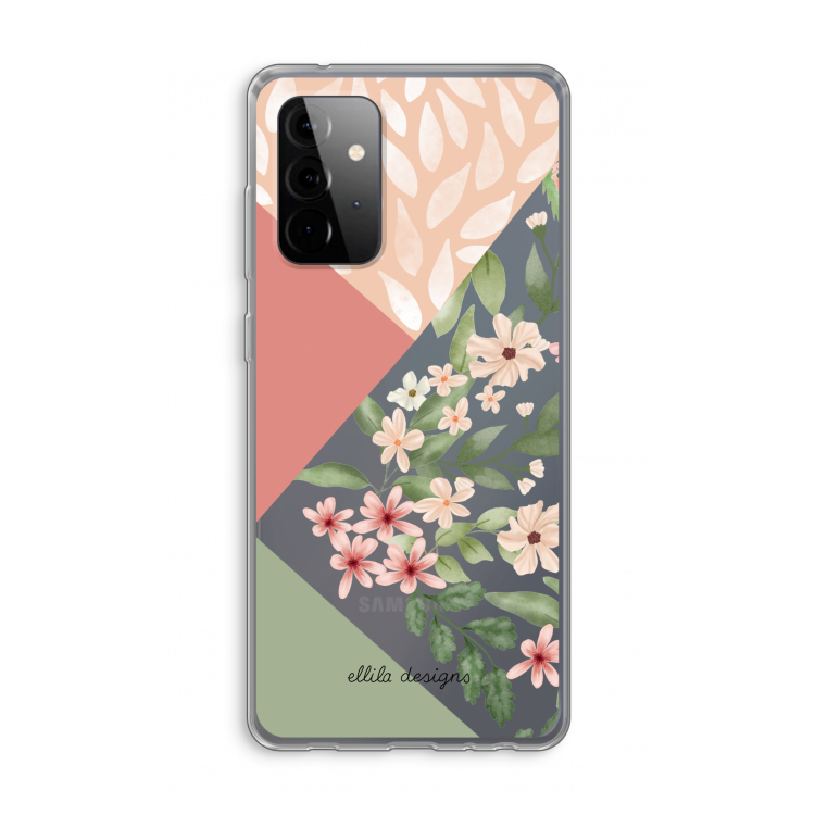 Sweet heaven geometrics: Samsung Galaxy A72 Transparant Hoesje