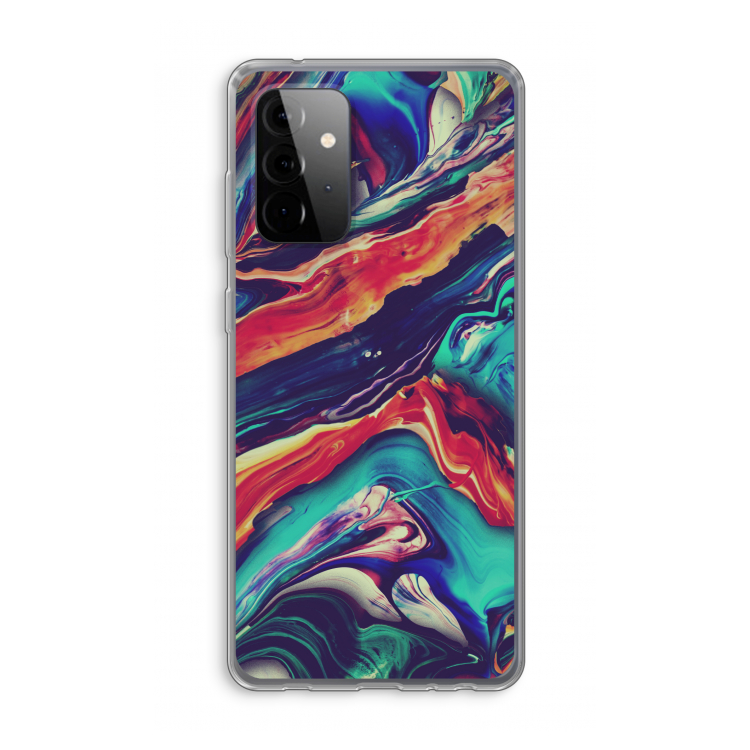 Chameleon Sun: Samsung Galaxy A72 Transparant Hoesje