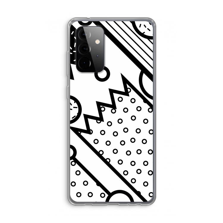 Pop Art #4: Samsung Galaxy A72 Transparant Hoesje
