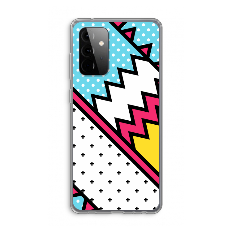 Pop Art #2: Samsung Galaxy A72 Transparant Hoesje